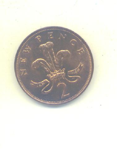  2 Newpence Großbritannien 1975 (G1523)   