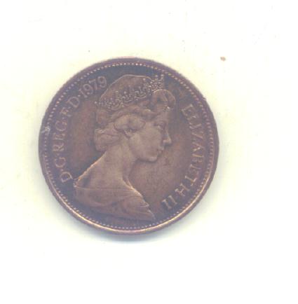  2 Newpence Großbritannien 1979   