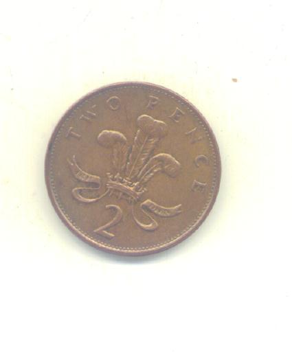  2 Pence Großbritannien 1993   