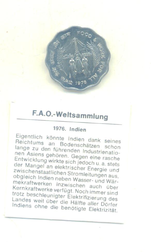  10 Paise Indien 1976 (FAO)(g1468)   