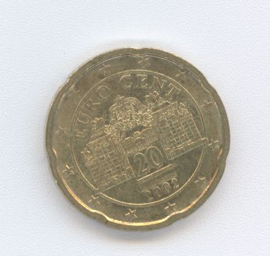  - Österreich 20 Cent 2002 -   