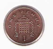  Großbritannien 1 Penny 1989 Bro Schön Nr.425 (DK 223)   