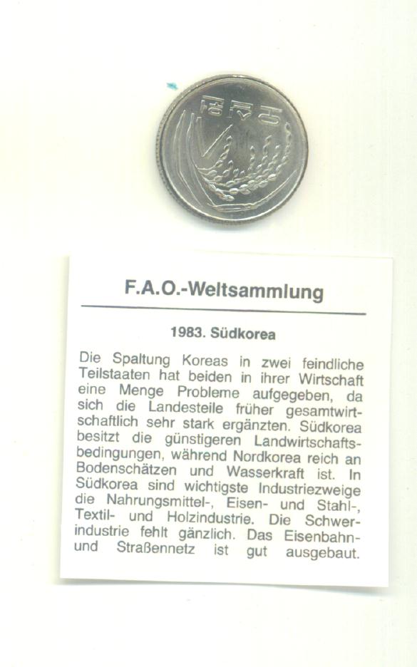  50 Won Südkorea 1983 (FAO)   