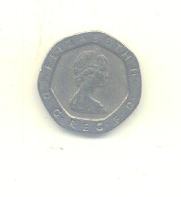  20 Pence Großbritannien 1982   