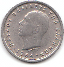  50 Lepta Griechenland 1964 (A169)b.   