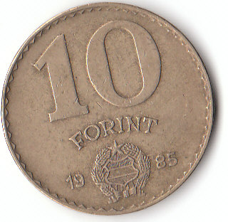  10 Forint Ungarn 1985 (A476)   