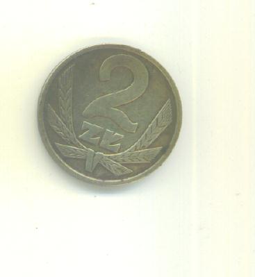  2 Zlotych Polen 1980   