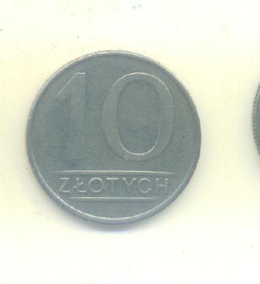  10 Zlotych Polen 1987   