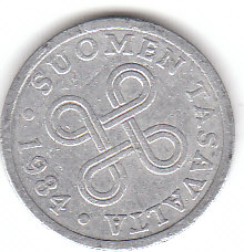  Finnland 5 Pennia 1984 (A147)b.   