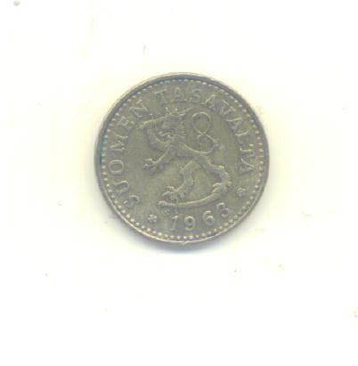  10 Penniä Finnland 1963   