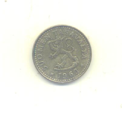  10 Penniä Finnland 1963   