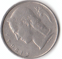  1 Franc Belgie 1964  ( A084 )b.   