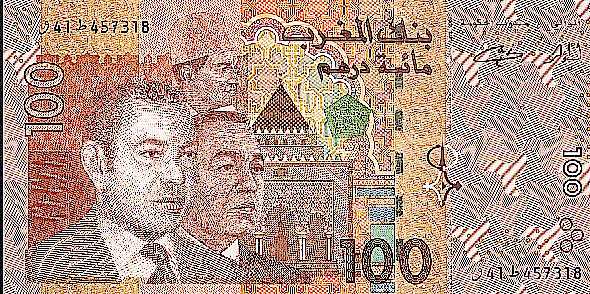  MARROCCO BANKNOTE -100 DIRHAMS- BANKFRISCH   