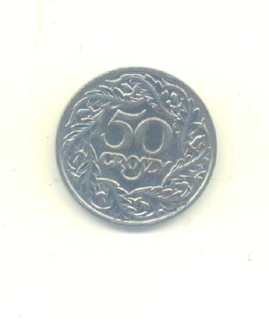 50 Groszy Polen 1923