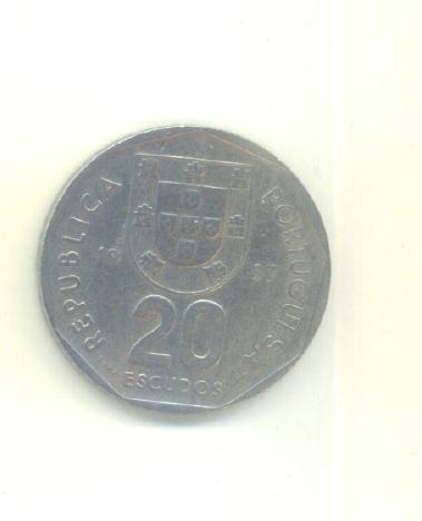  20 Escudos Portugal 1987   