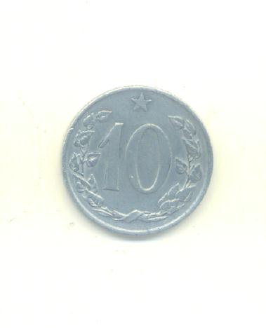 10 Heller Tschechoslowakei 1963