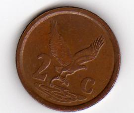  - Südafrika 2 Cents 1996 -   