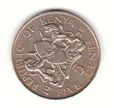  5 Cent Kenia 1978 (H183)   