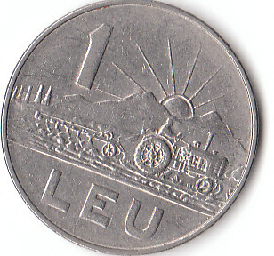  1 Leu Rumänien 1966 (D165)  b.   