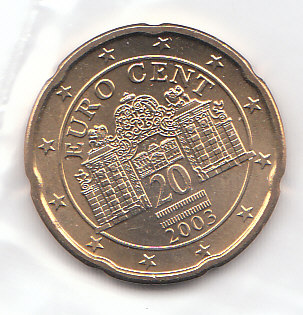  20 Cent Österreich 2003 (A645)b.   