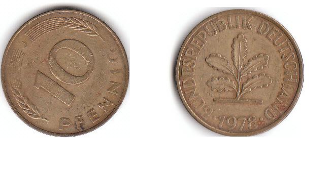  10 Pfennig 1978 J (A574)   