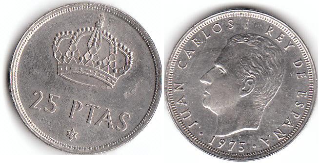  25 Pesetas 1975 *79* (A615)   