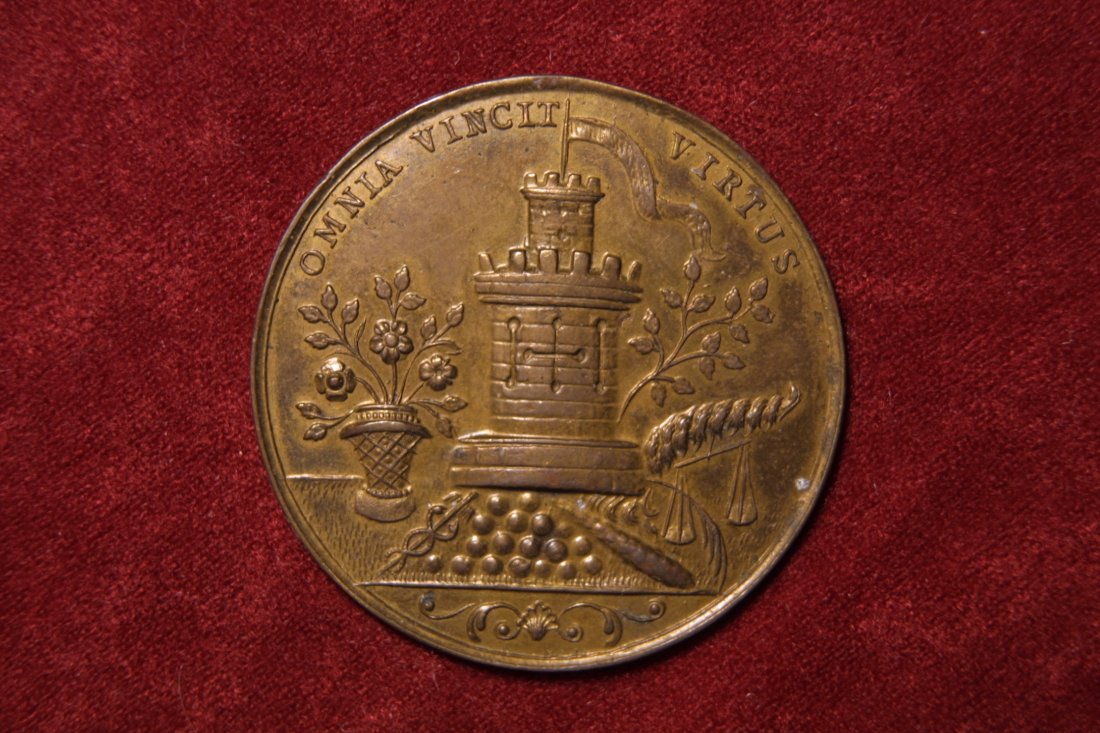  Bronzemedaille Maria Theresa Reg. UNG. CORON 12 MAY 1743   