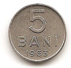  Rumänien 5 Bani 1963 #285   