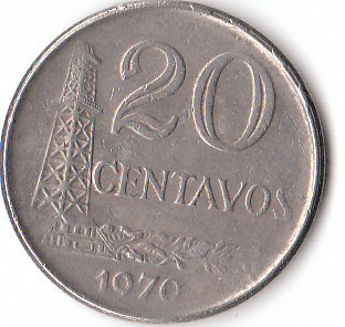  20 Centavos Brasilien 1970 (A309 )   