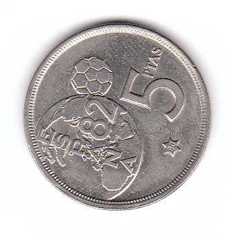  5 Pesetas 1980 (A004 )   