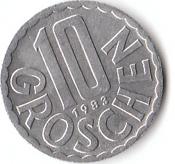  10 Groschen Östereich 1983 ( D035)b.   