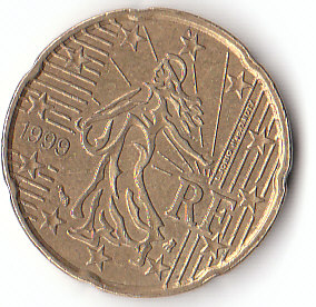  20 Cent Frankreich 1999 (A619)   