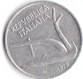  10 Lire Italien 1978 (A365)   