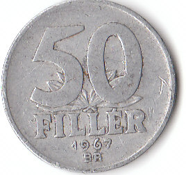  50 Filler Ungarn 1967  (A545)b.   