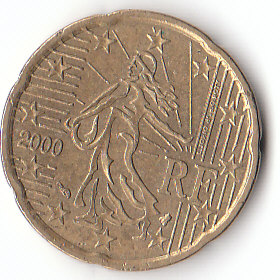  20 Cent Frankreich 2000 (A590) b.   