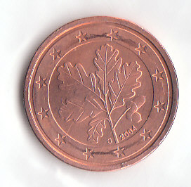  2 Cent 2004 G Prägefrisch (A723)b.   