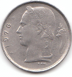  1 Franc Belgie 1976 ( A096 )b.   