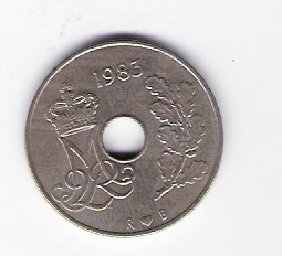  Dänemark 25 Öre K-N 1983 Schön Nr.79 (D2/230)   