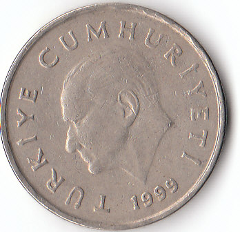  50000 Lira Türkei 1999 (A439)   