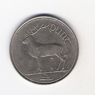  Irland 1 Punt 1990 K-N Schön Nr.26,KM-Nr.27 (DK 265 )   