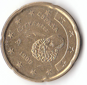  20 Cent Spanien 1999 (A583)   