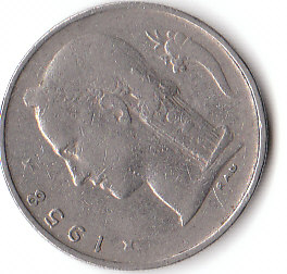  1 Franc Belgie 1958  ( A079 )   