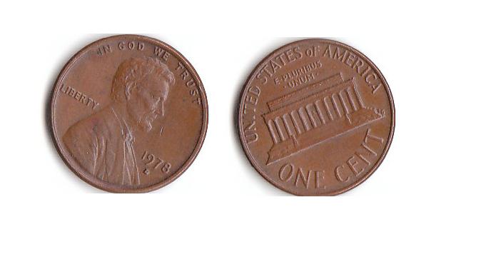  1 Cent USA 1978 D (D067)   