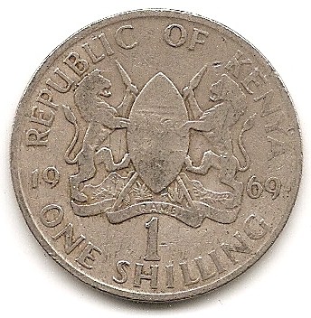 Kenia 1 Schilling 1969 #289   