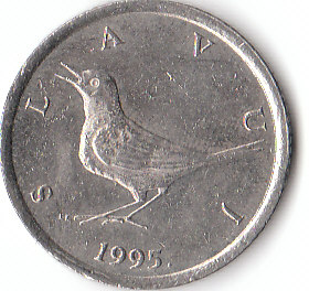  1 Kuna Kroatien 1995 (A687)b.   