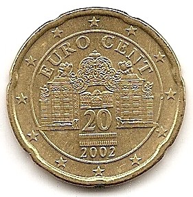  Österreich 20 Cent 2002 #292   