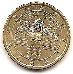  Österreich 20 Cent 2009 #292   