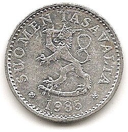  Finnland 10 Pennia 1985 #292   