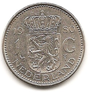  Niederlande 1 Gulden 1980 #293   