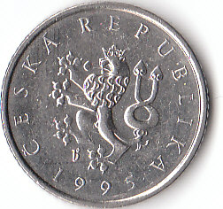  1 Koruna Tschechien 1995  (bj) (A381)   